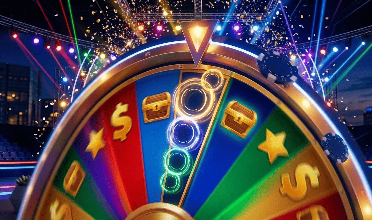 Crazy Time Wheel Close Up